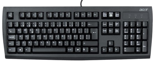 Acer portuguese wired - ps/2,